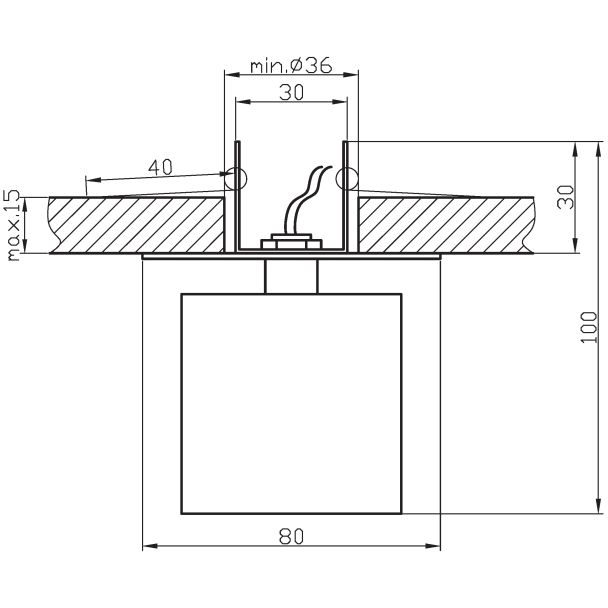 CANDELLUX 2280021 SK-19 CH/OR G4 CHROM OPR. STROP. STAŁA KRYSZTAŁ 20W G4 POMARAŃCZ