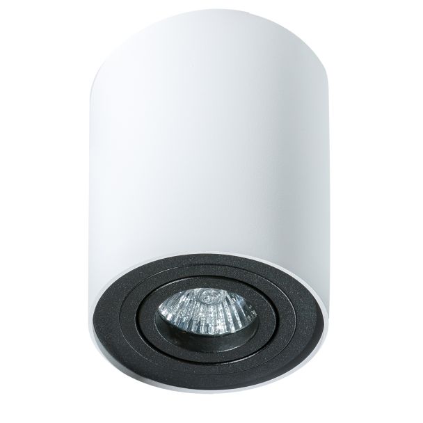 AZZARDO GM4100-WH-BK / AZ1436 Bross 1 (white/black) Lampa sufitowa