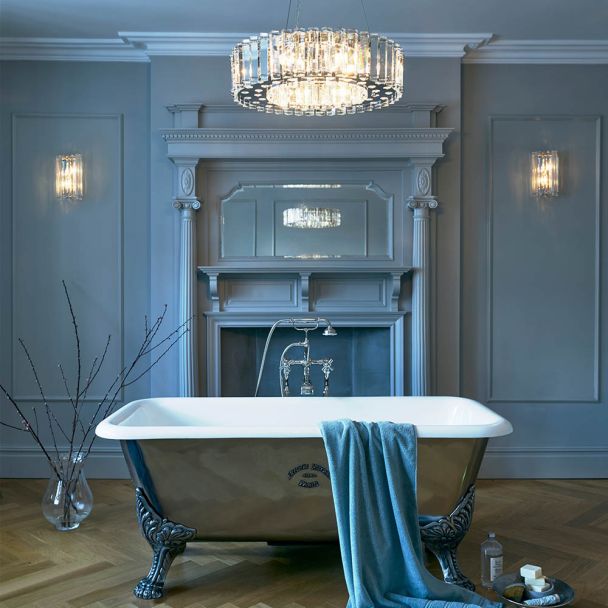 ELSTEAD Crystal Skye KL-CRYSTAL-SKYE8 8 Light Chandelier
