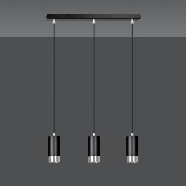 EMIBIG 816/3 LAMPA WISZĄCA FUMIKO 3 BL/CHROME