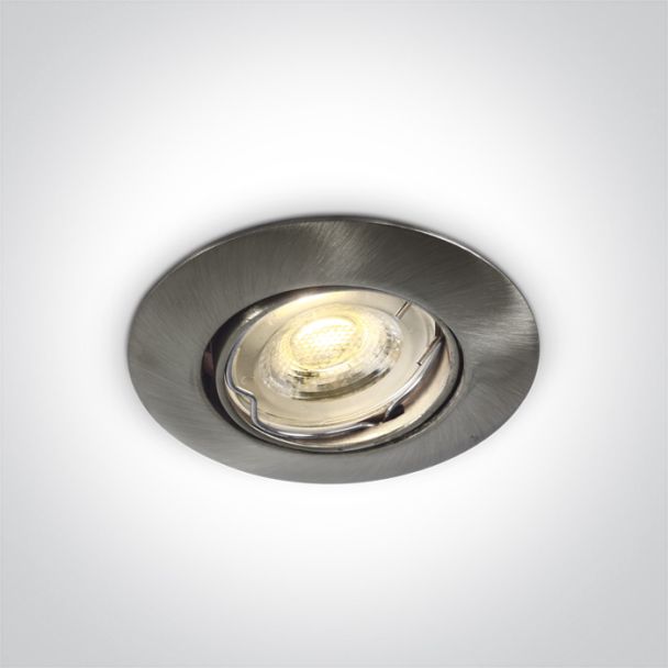ONE LIGHT 11103A/MC Mitsero wpust z oprawką GU4 MR11 matowy chrom