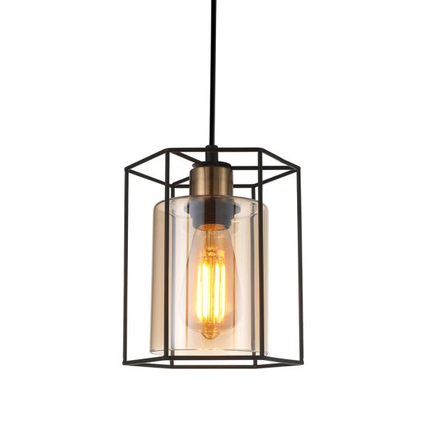 ITALUX Kalula PND-78901-1-BK+AMB