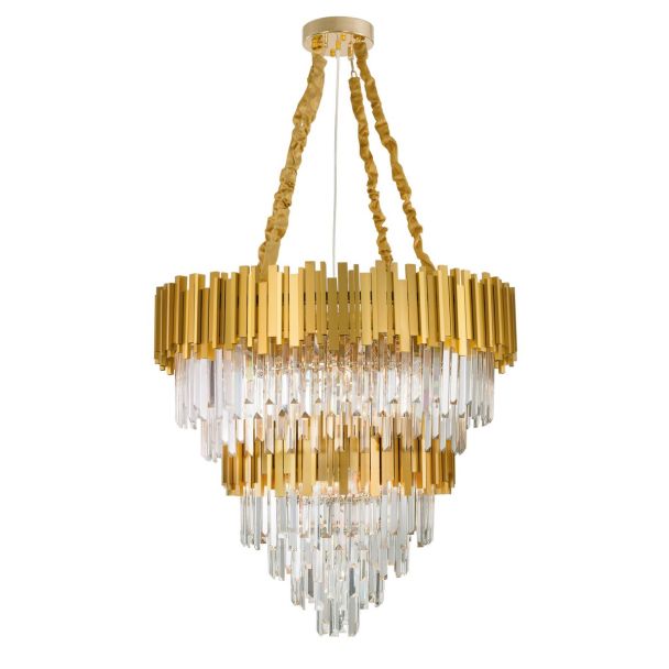 Luces Exclusivas CAMPANA LE42284 LAMPA WISZĄCA złoty