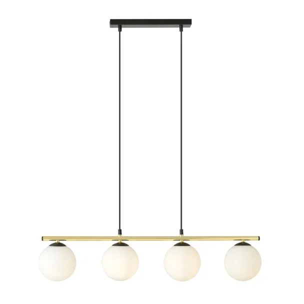EMIBIG 1254/4 LAMPA SUFITOWA ALORA 4 BL OPAL