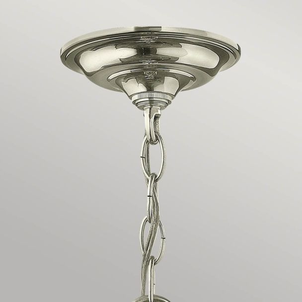 ELSTEAD Gentry HK-GENTRY-P-S-PN 3 Light Small Pendant - Polished Nickel