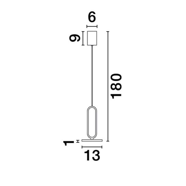 LUCES EXCLUSIVAS LE43552 ACACHI lampa wisząca