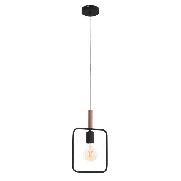 CANDELLUX 31-73501 FRAME LAMPA WISZĄCA 1X60W E27 CZARNY
