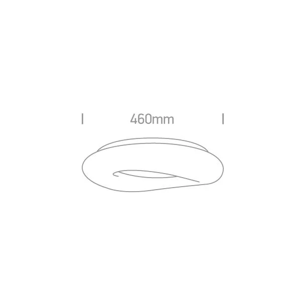 ONE LIGHT 62148A/W Kompoti biały plafon LED 3000K 23W