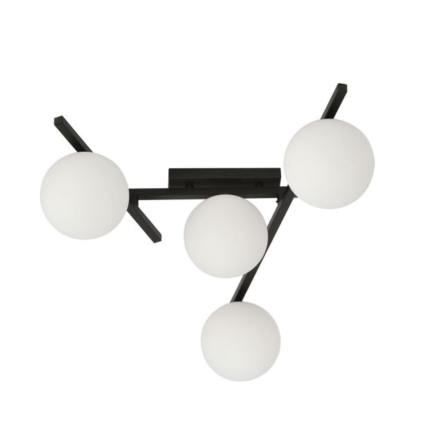 EMIBIG 1103/4 LAMPA SUFITOWA SMART 4 BLACK/OPAL