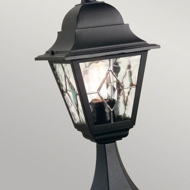 ELSTEAD NORFOLK NR3 BLK Pedestal Lantern