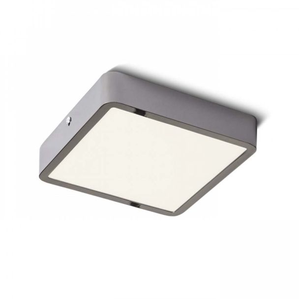 RENDL R12811 HUE SQ 17 sufitowa czarny chrom 230V LED 18W 3000K