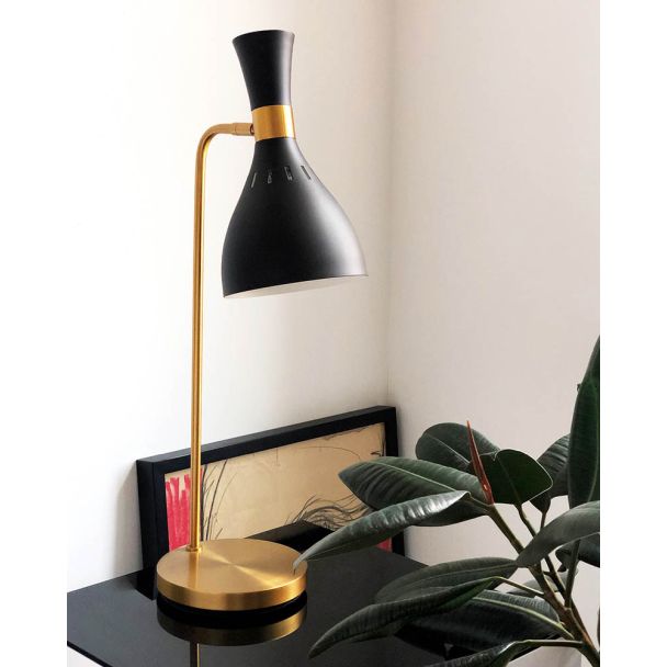 ELSTEAD Joan FE-JOAN-TL-MB 1 Light Table Lamp - Midnight Black