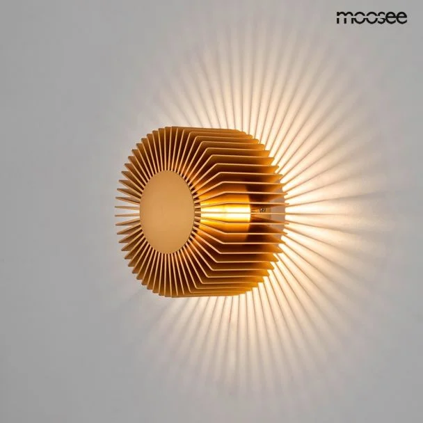 MOOSEE MSE1501100313 lampa ścienna SUNNY złota