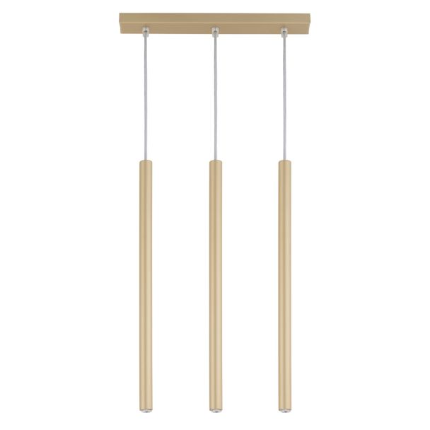 SIGMA 33403 SOPEL 3 PROSTY ZŁOTY MAT lampa wisząca