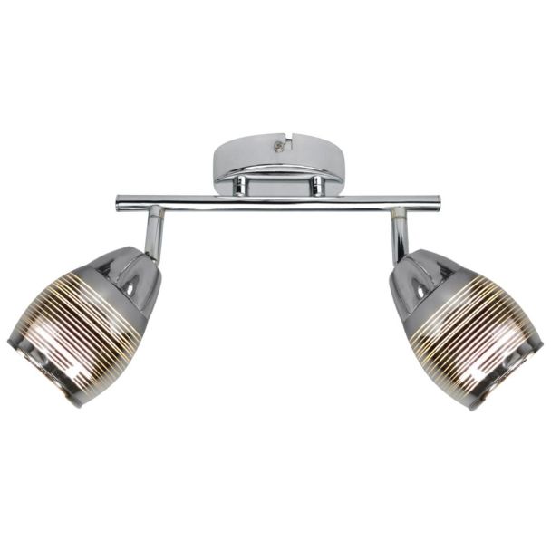 CANDELLUX 92-41265 MILTON LISTWA 2X10W E14 CHROM