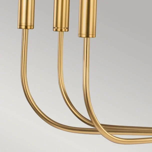 ELSTEAD Brianna FE-BRIANNA9-BB 9 Light Chandelier - Burnished Brass