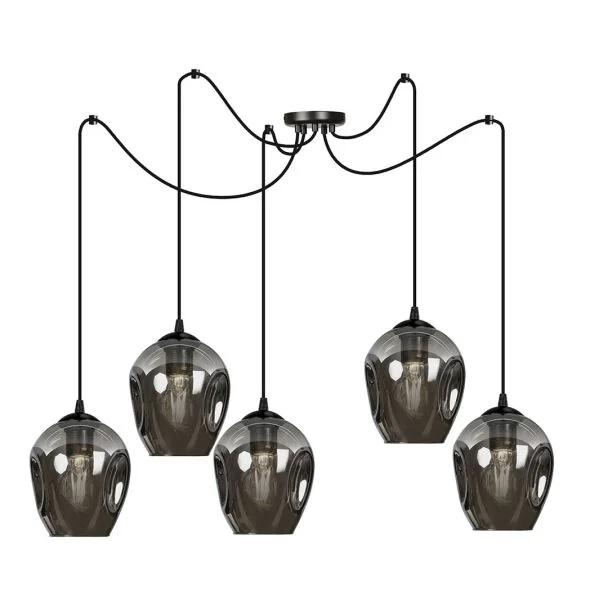 EMIBIG 757/5 LAMPA WISZĄCA LEVEL 5 BL GRAFIT
