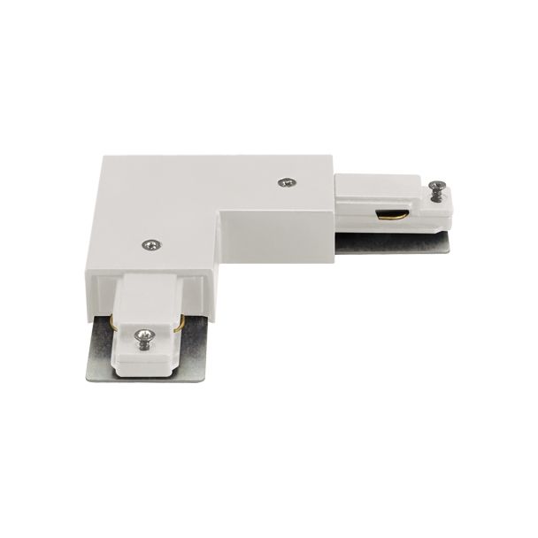 IDEUS 4110 CONNECTOR PS230V L WHITE Łącznik do szynoprzewodów