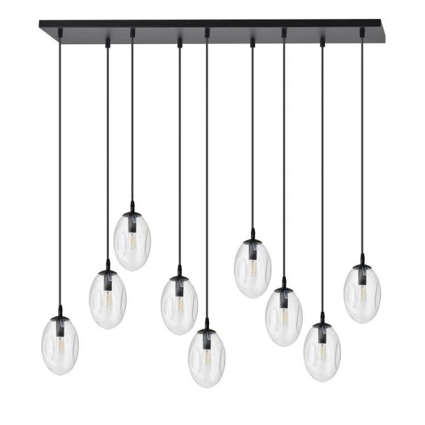 EMIBIG 1265/9 LAMPA SUFITOWA ASTRAL 9 BL TRANSPARENT