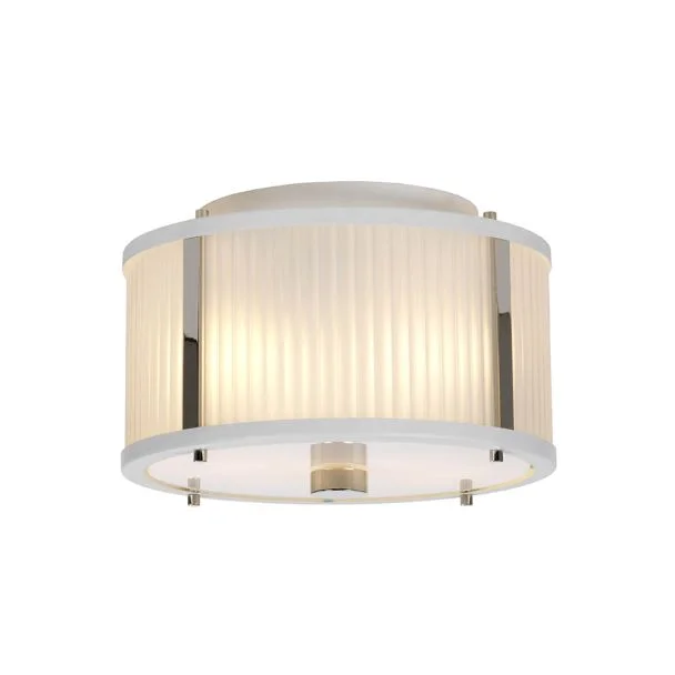 ELSTEAD Corona DL-CORONA-2P-WPN 2 Light Pendant - White Polished Nickel