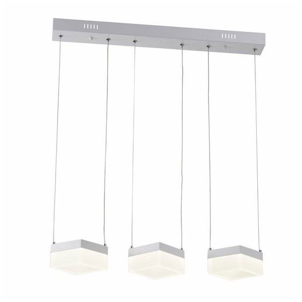 REALITY 330103-01 Gina - lampa wisząca 3 płomienna LED biała