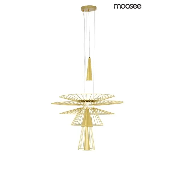 Moosee MSE010100336 Lampa wisząca SESTO złota