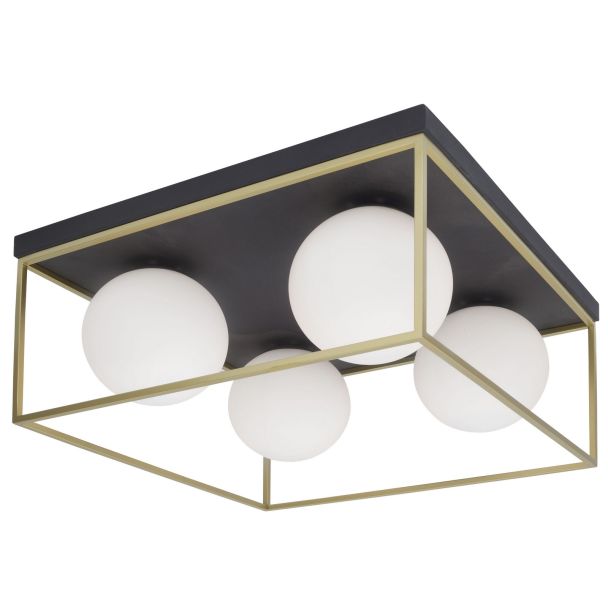 Luces Exclusivas PLATA LE41787 LAMPA SUFITOWA mosiądz