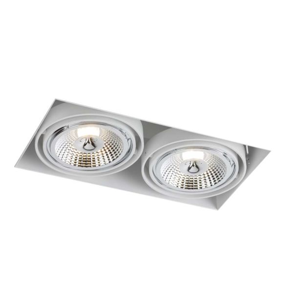 ANTIGO Lampa wpuszczana Komoro 2 - Biała 7328