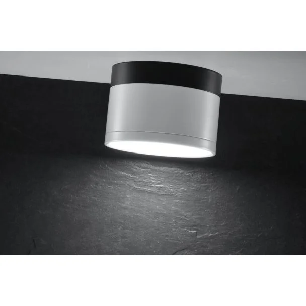 CANDELLUX 2273631 LAMPA SUFITOWA TUBA 9W LED 4000K BIAŁY+CZARNY ŚR. 8,8 CM