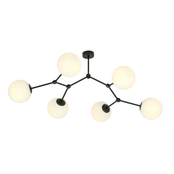 EMIBIG 1133/6 LAMPA SUFITOWA SPACE 6 BLACK/OPAL