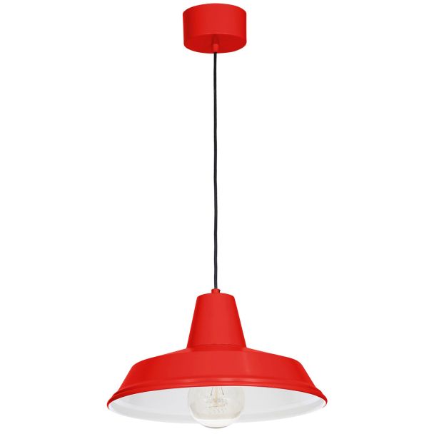 LUMINEX 4030 żyrandol Class red matt 1