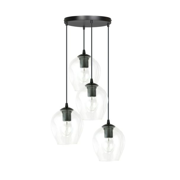 EMIBIG 679/4PREM LAMPA WISZĄCA ISTAR 4 BL PREMIUM TRANSPARENT