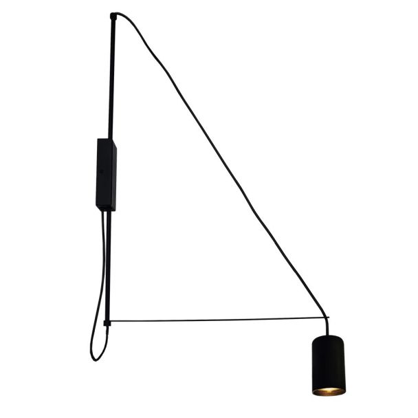 ANTIGO Kinkiet kabe - Czarny (720 mm) 9016