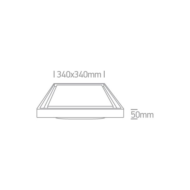 ONE LIGHT 67384A/AN/W Pasio plafon antracyt LED 3000K 30W IP54