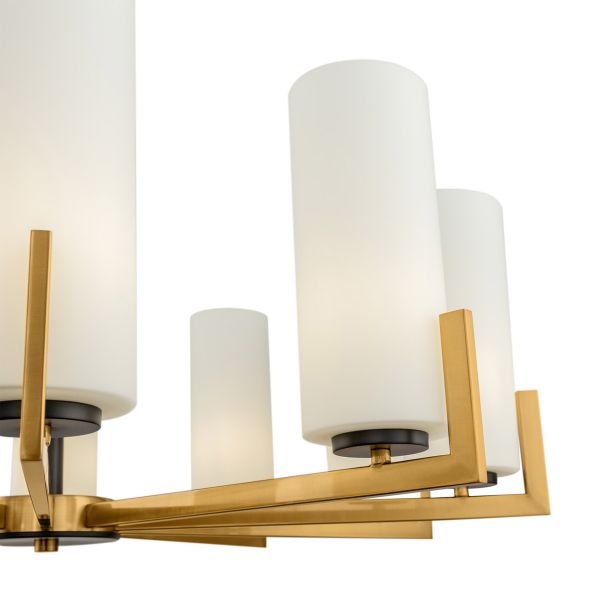 MAYTONI MOD089PL-10BS Modern Fortano Chandelier Brass