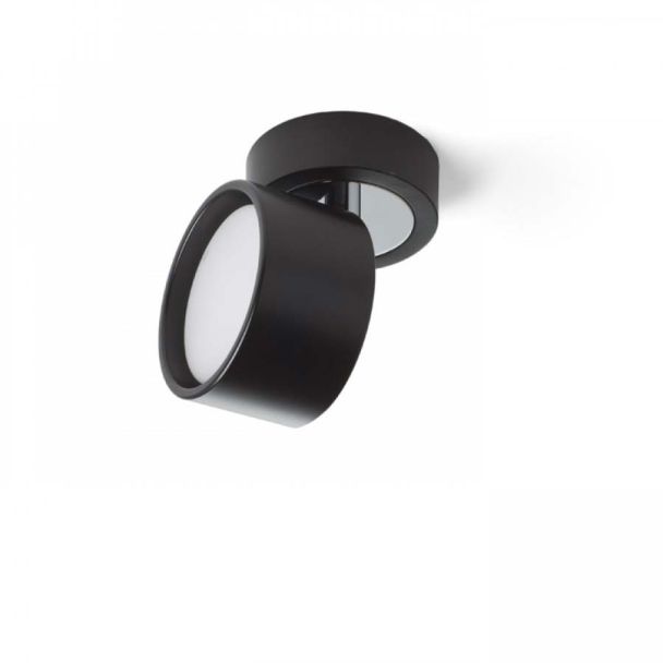 RENDL R11773 PIXIE kierunkowa czarna chrom 230V GX53 7W