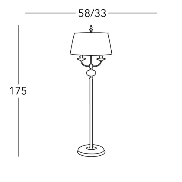 KOLARZ 0195.42.4 ASCOT lampa podłogowa