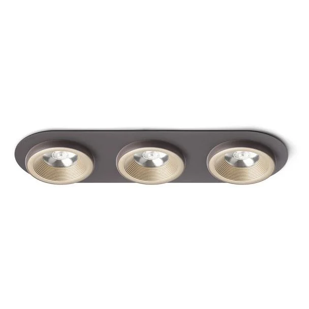 RENDL R13246 SHARM R III wpuszczana perłowo-złota/brązowa 230V LED 3x10W 24° 3000K