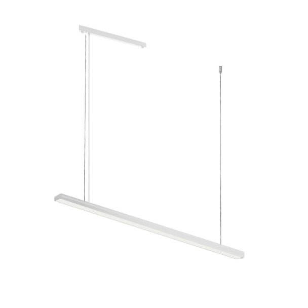ANTIGO Lampa wisząca Hiate Line - Biała (1200 mm) 3000K 1849
