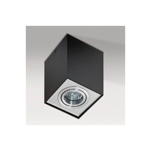 AZZARDO GM4106-BK-ALU / AZ0930 Eloy (black/aluminium) Lampa sufitowa
