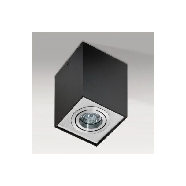 AZZARDO GM4106-BK-ALU / AZ0930 Eloy (black/aluminium) Lampa sufitowa