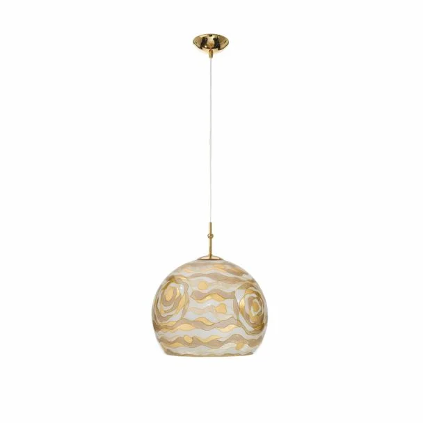 KOLARZ 0392.31M.3.AQ.CH LUNA lampa wisząca złoto 24K