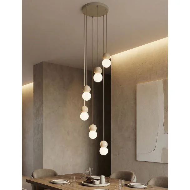 EMIBIG 1673/6 LOOP 6 MOKKA LAMPA WISZĄCA
