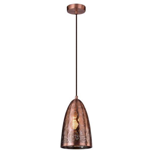 CANDELLUX 31-43313 SFINKS ZWIS 20 STOŻEK 1X60W E27 AŻUROWY MIEDZIANY