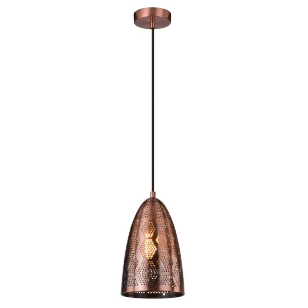 CANDELLUX 31-43313 SFINKS ZWIS 20 STOŻEK 1X60W E27 AŻUROWY MIEDZIANY