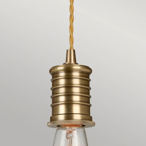 ELSTEAD Douille DOUILLE-P-AB 1 Light Pendant - Aged Brass
