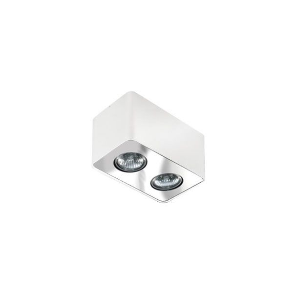 AZZARDO AZ0737 NINO 2 WHITE/CHROM TECHNICAL LAMP