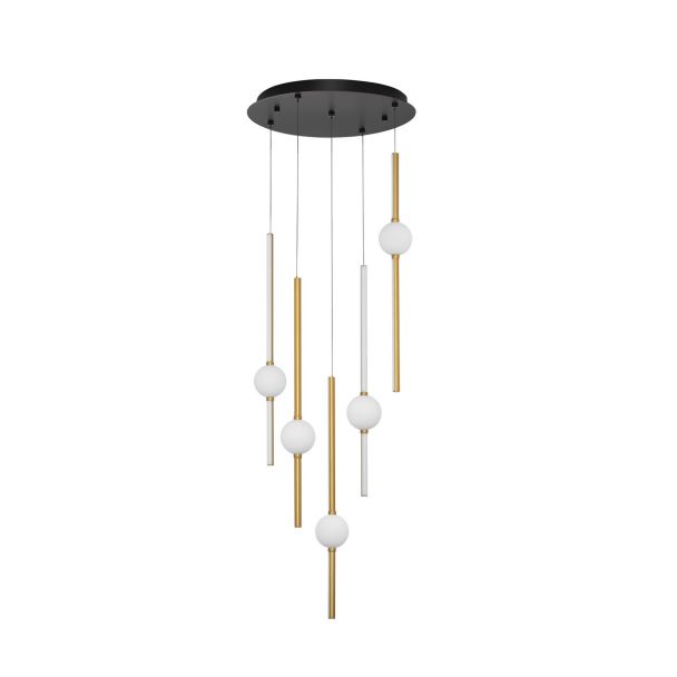 Luces Exclusivas AGIL LE43221 LAMPA WISZĄCA LED złoty