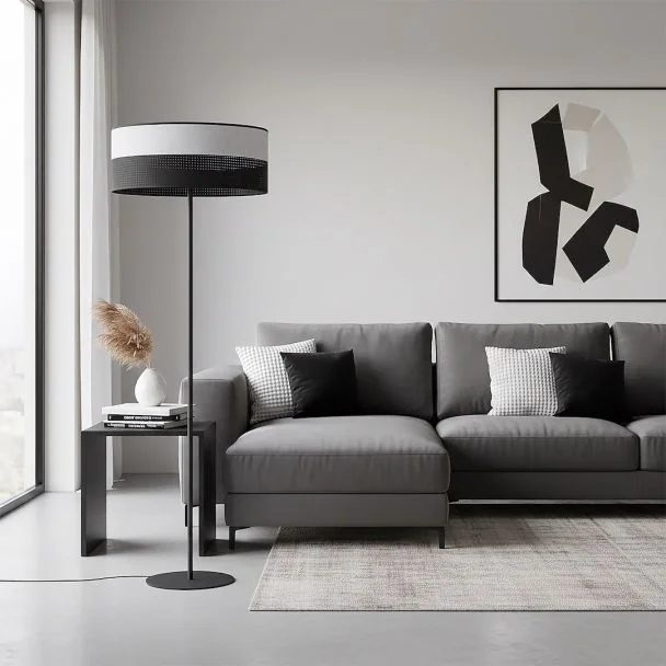 EMIBIG 1652/LP1 KARBON LP1 BL GRAY LAMPA PODŁOGOWA