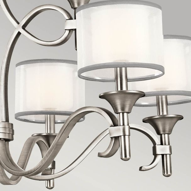 ELSTEAD Lacey KL-LACEY9-AP 9 Light Chandelier - Antique Pewter
